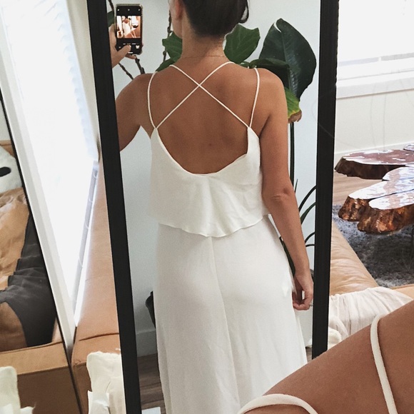 Zara Dresses & Skirts - ZARA white flowy maxi dress